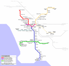 Los Angeles Train Map Los Angeles Train Map
