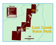 Lost Creek State Park Map