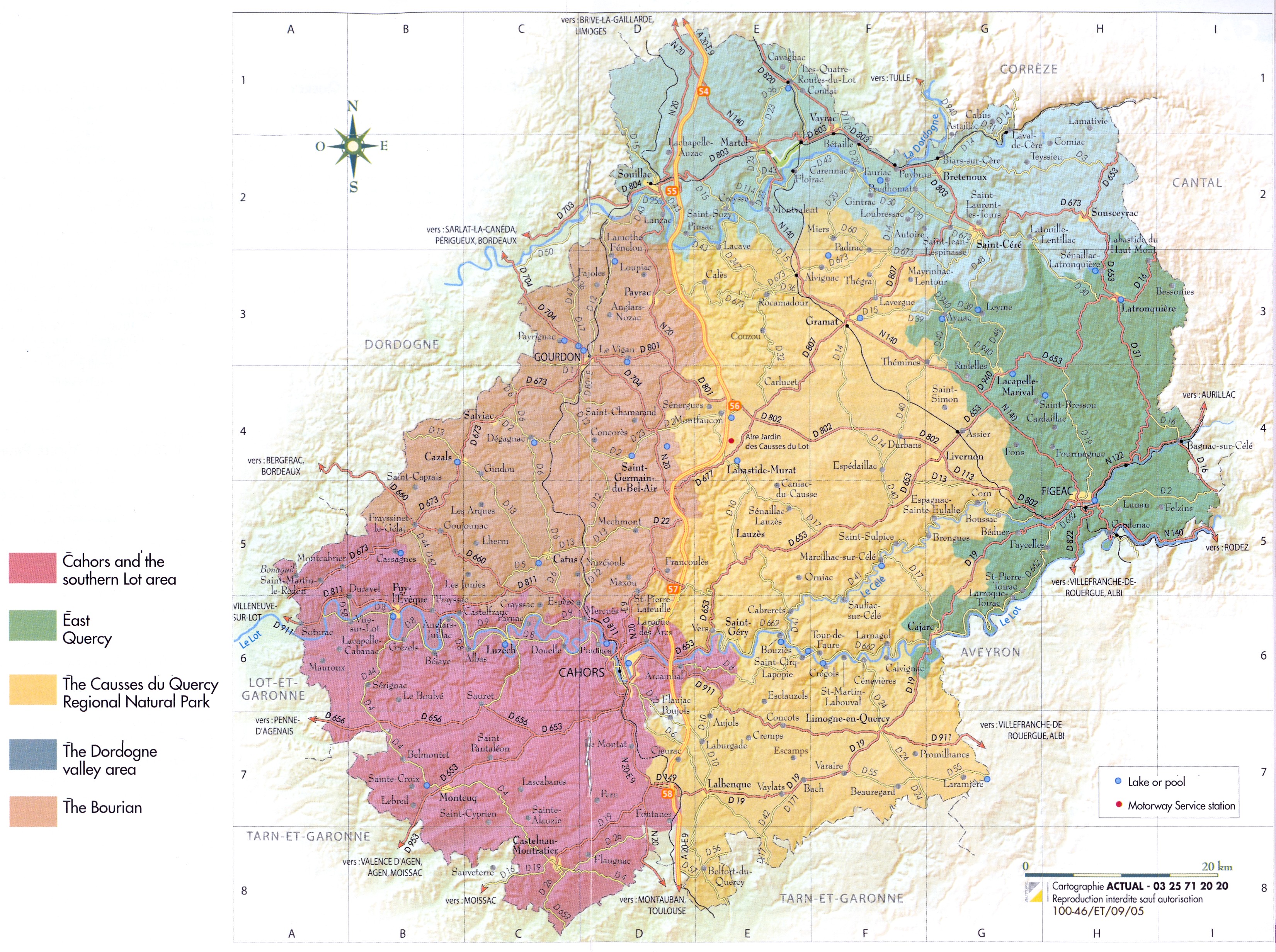 Lot region Map - Lot France • mappery