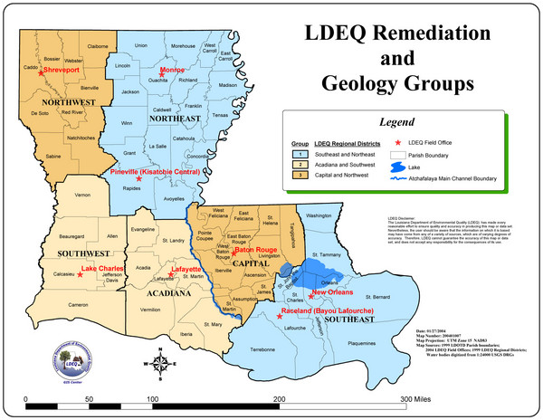 Louisiana Map