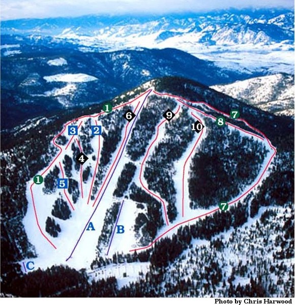 Loup Loup Ski Bowl Ski Trail Map