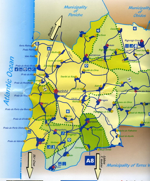 Lourinha Tourist Map