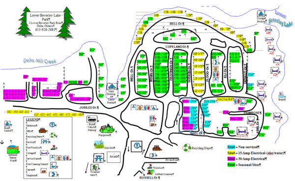 Lower Beverely Park Map