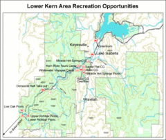 Lower Kern River (Kern Canyon) Area Recreation... Lower Kern River (Kern Canyon) Area Recreation...