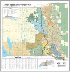Lower Weber County Street Map