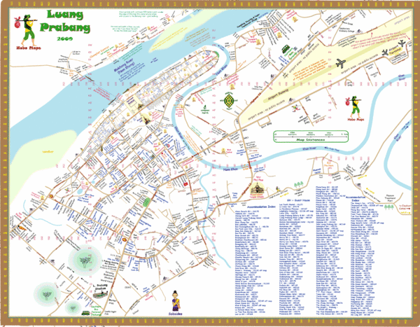 Luang Praban Area map