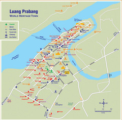 Luang Prabang City Map
