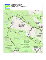 Lucas Valley Open Space Preserve Map