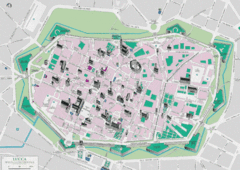 Lucca Tourist Map