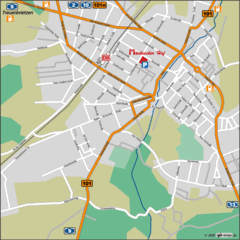 Luckenwalde Map