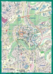 Luxembourg City Street Map