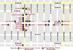 Lyn Lake-Minneapolis Restaurant Map
