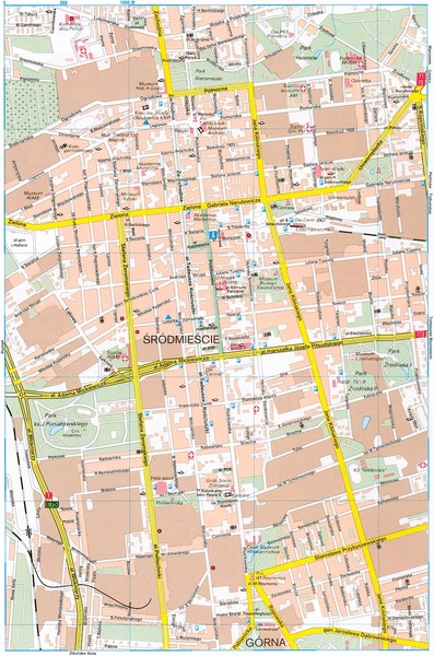 Lódź Tourist Map