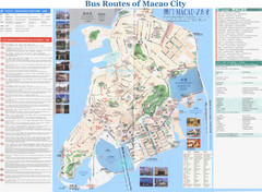 Macao City Bus Map