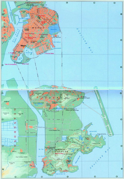 Macau Tourist Map