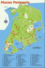 Macau Tourist Map
