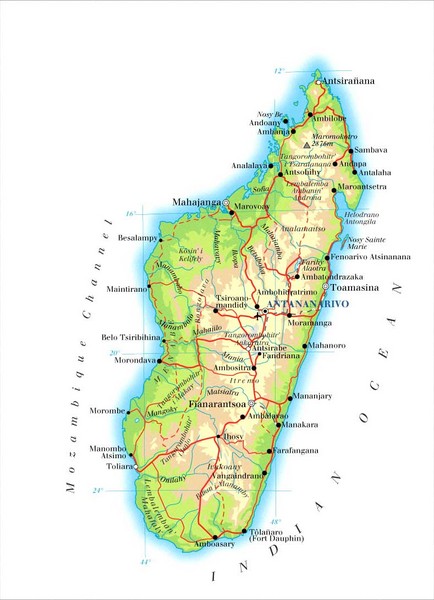 Madagascar Map