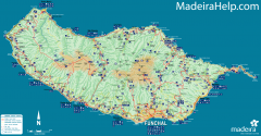 Madeira Island Map