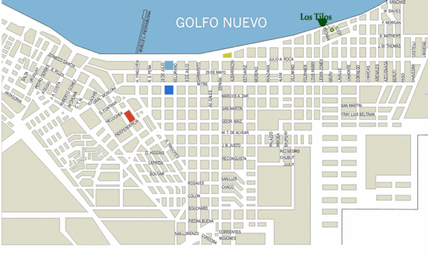 Madryn City Map