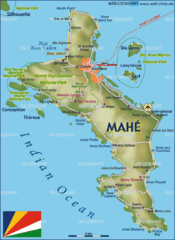 Mahe Island Map