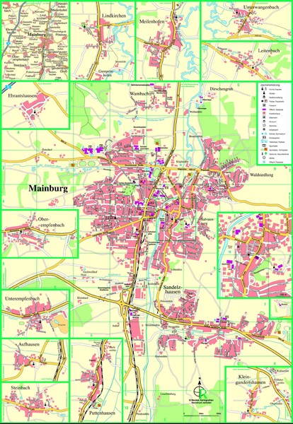 Mainburg Map