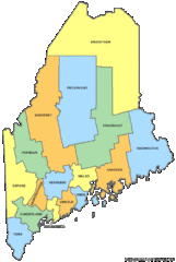 Maine Counties Map Maine Counties Map