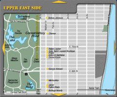 Maison Ave New York City Shopping Map