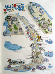 Majuro Atoll Downtown Tourist Map