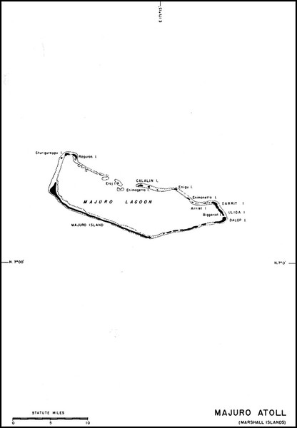 Majuro atoll Map