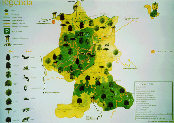Malabotta Flora and Fauna Map