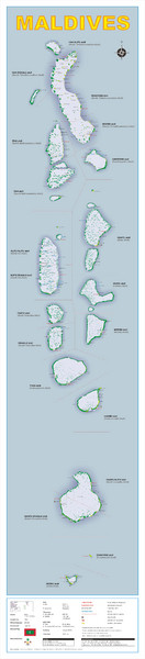 Maldives Overview Map