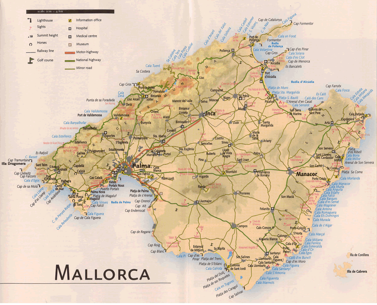 Mallorca Map Mallorca • mappery