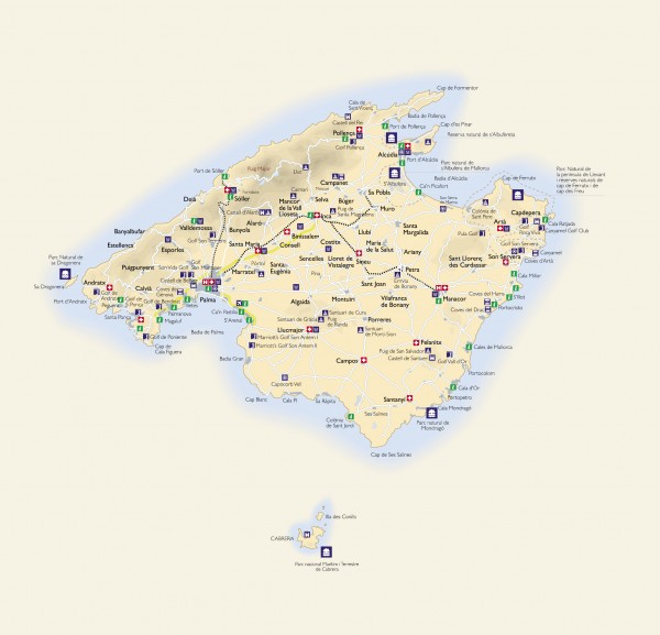 Mallorca Tourist Map