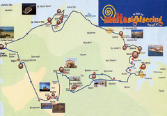 Malta Tourist Map