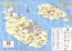 Malta and Gozo Map