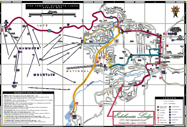 Mammoth Town Map