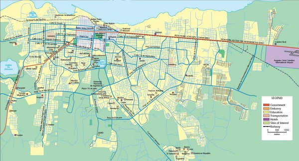 Managua Map