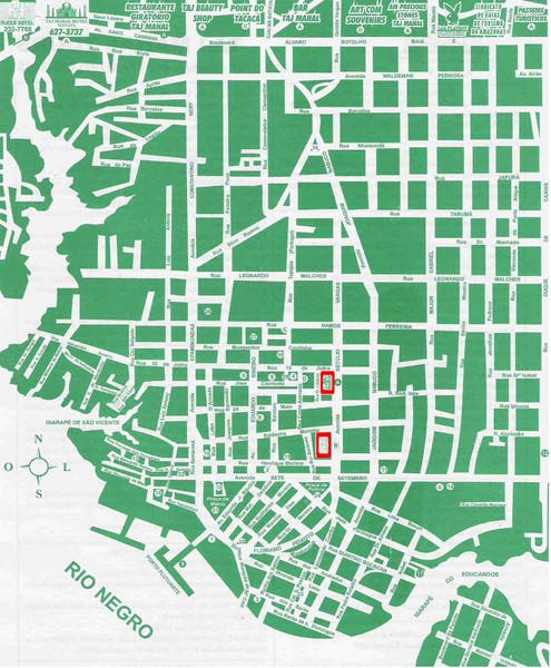 Manaus Center Map