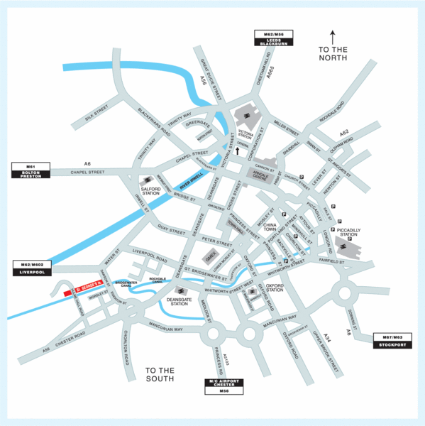 Manchester Overview Map