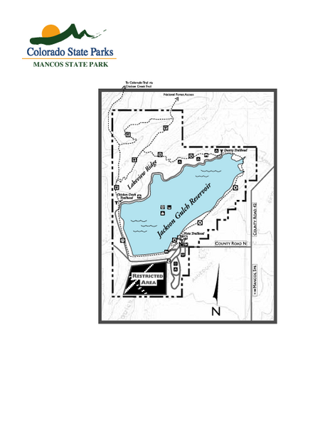 Mancos State Park Map