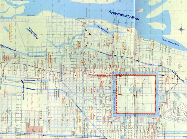 Mandalay Guide Map
