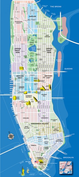 Manhattan Tourist Map