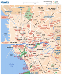 Manila Tourist Map