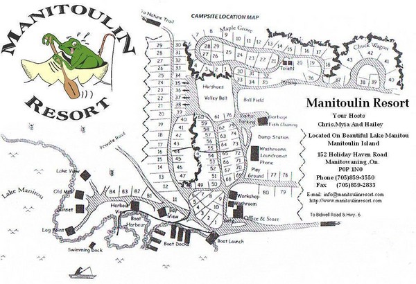 Manitoulin Resort Map