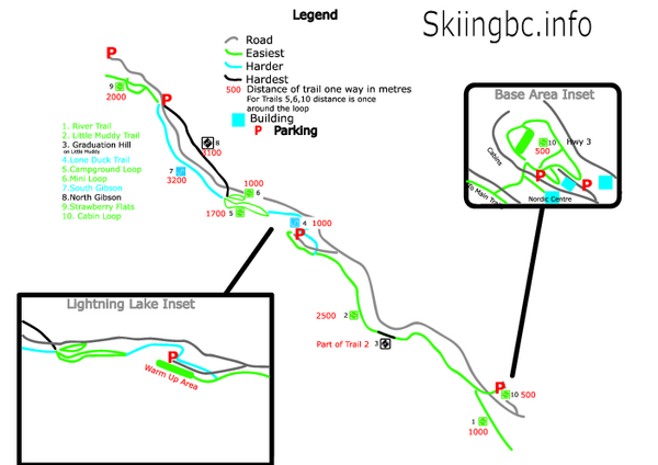 Manning Park Resort 2004–07 Manning Park Skiingbc.info Cross Country Map