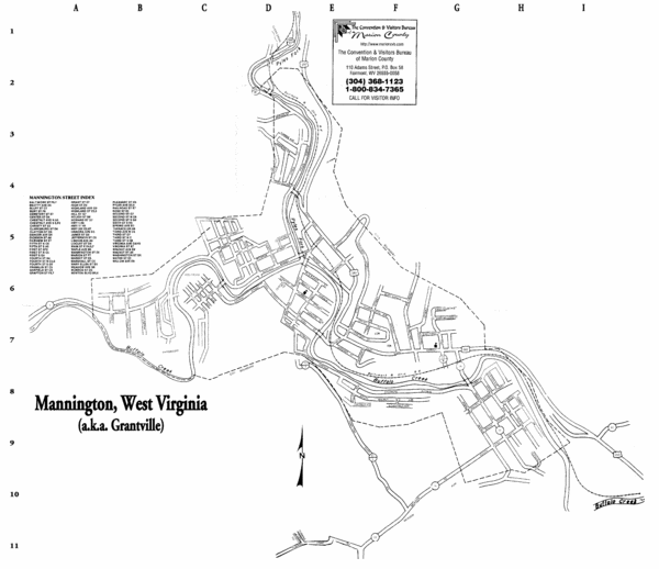 Mannington Street Map