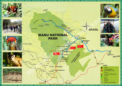 Manu National Park Map