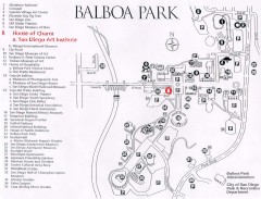 Map of Balboa Park