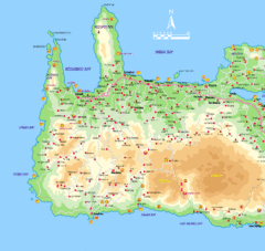 Map of Chania
