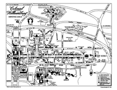 Map of Colonial Williamsburg